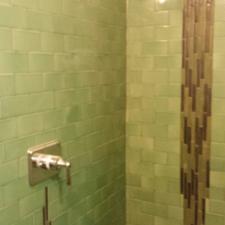 hand made tile shower